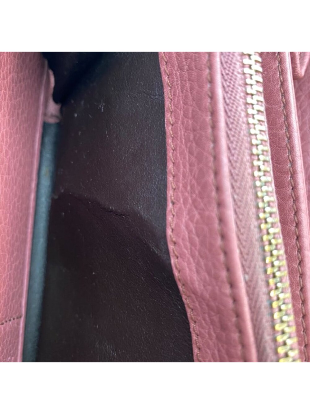 Gucci Wallet GG Marmont Leather Pink Round - Picture 16 of 16
